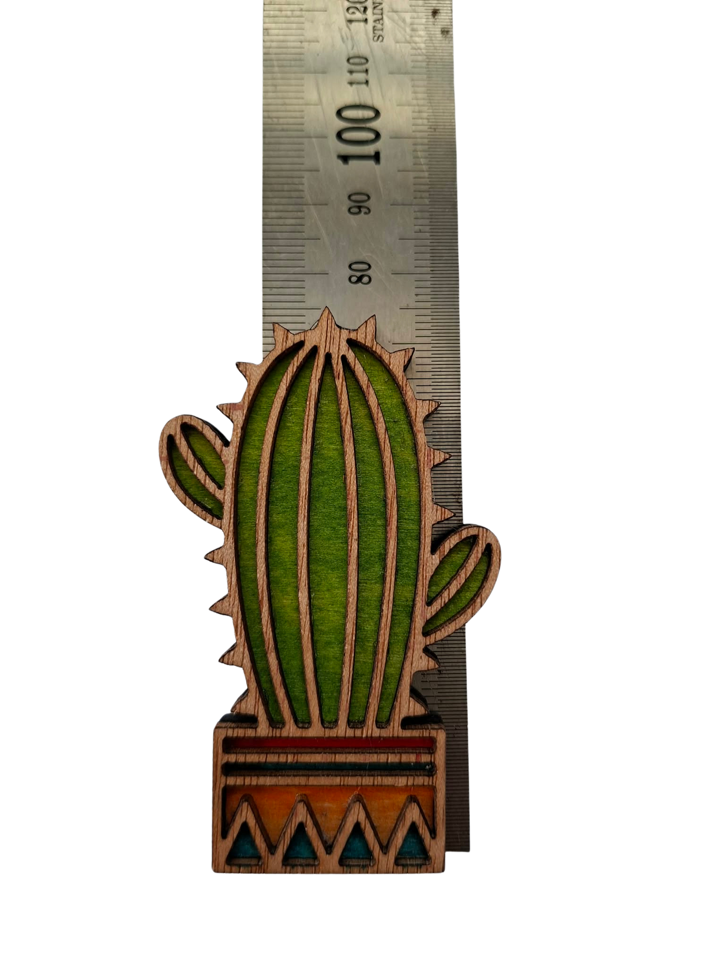 Hand coloured plant magnet