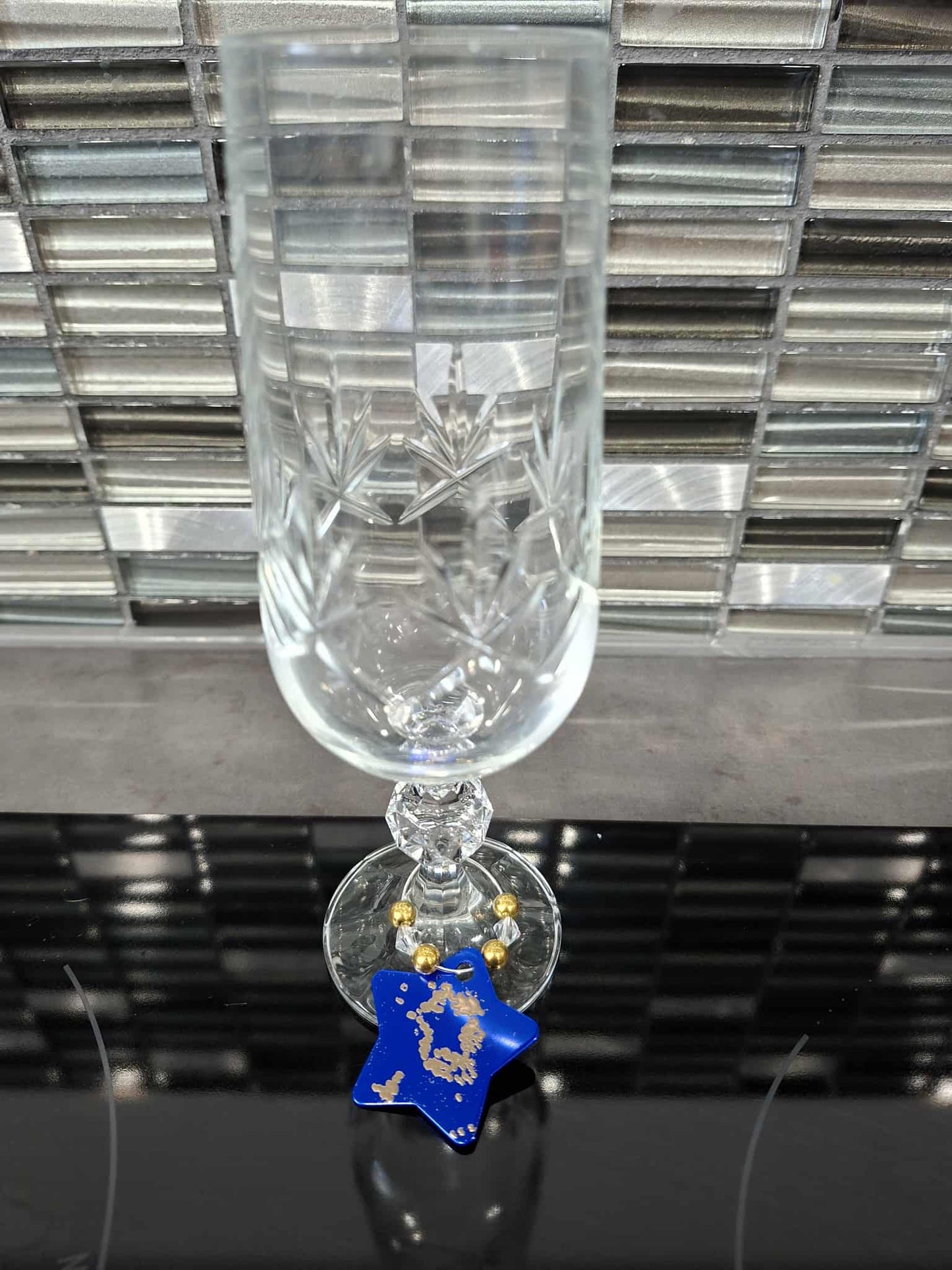 Wine glass tags - set of six