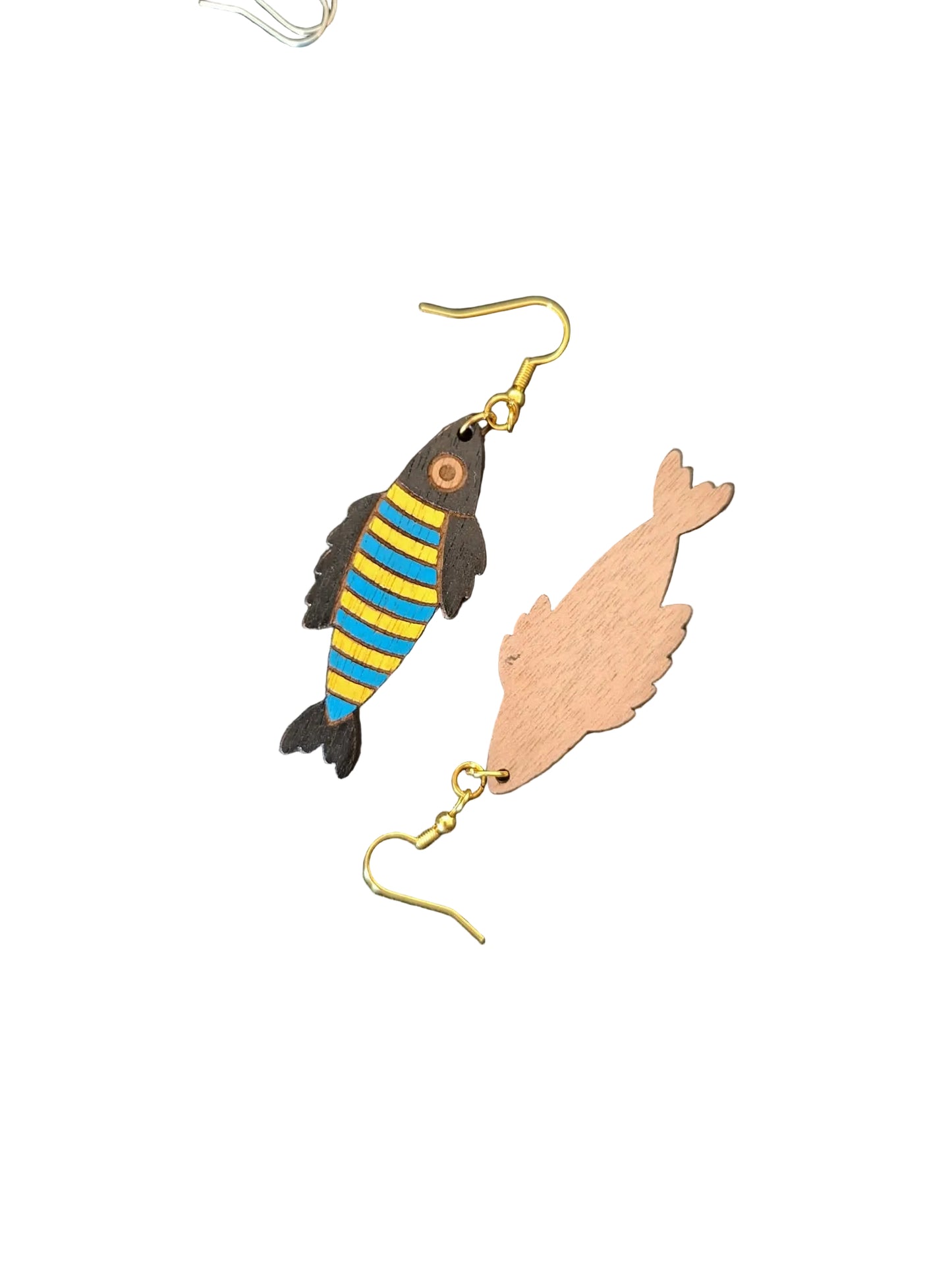 Handmade Fish Earrings – Laser Cut & Hand-Painted | Made in New Zealand