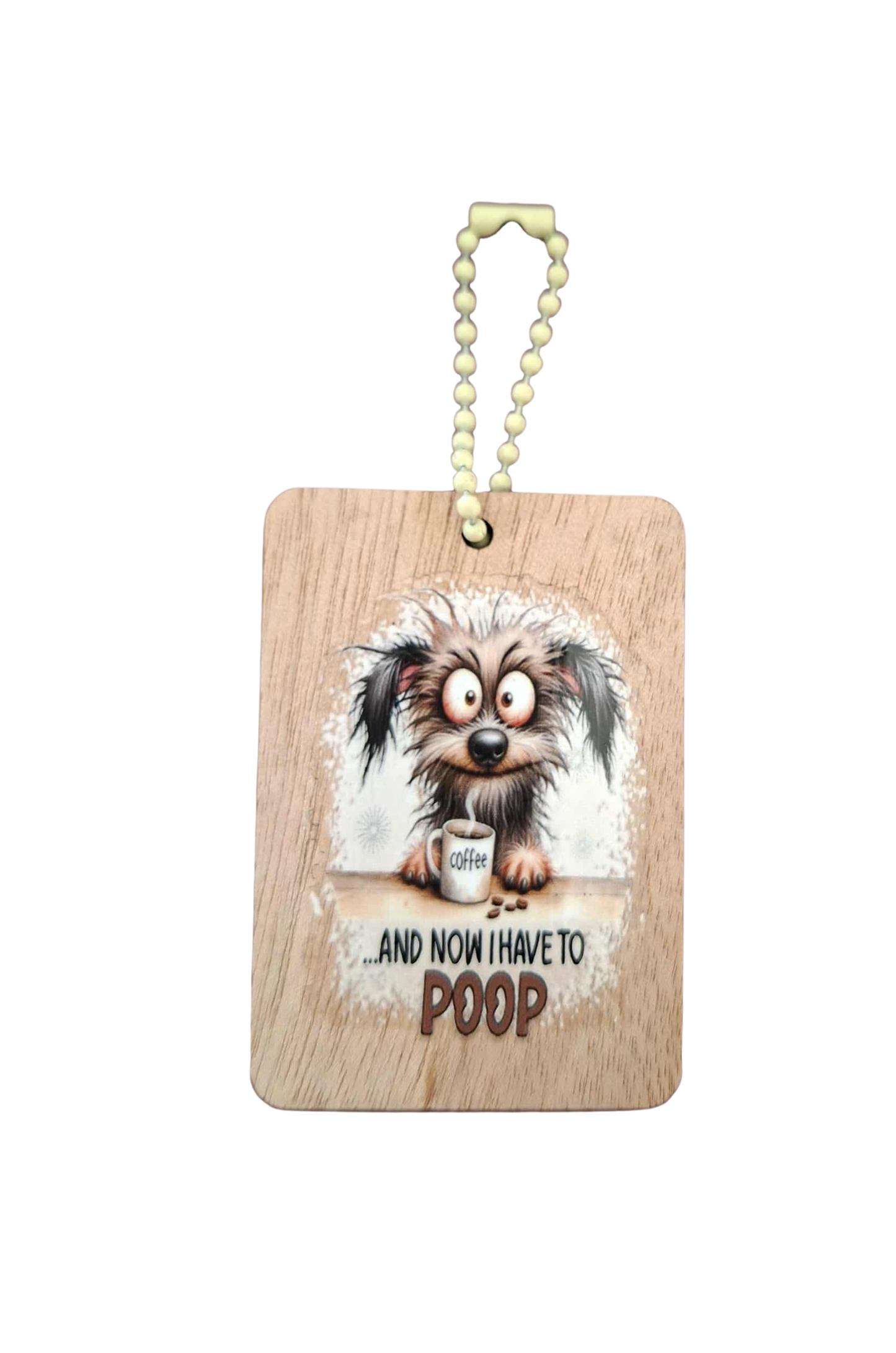 Comedy Key Chain - Coffee poop