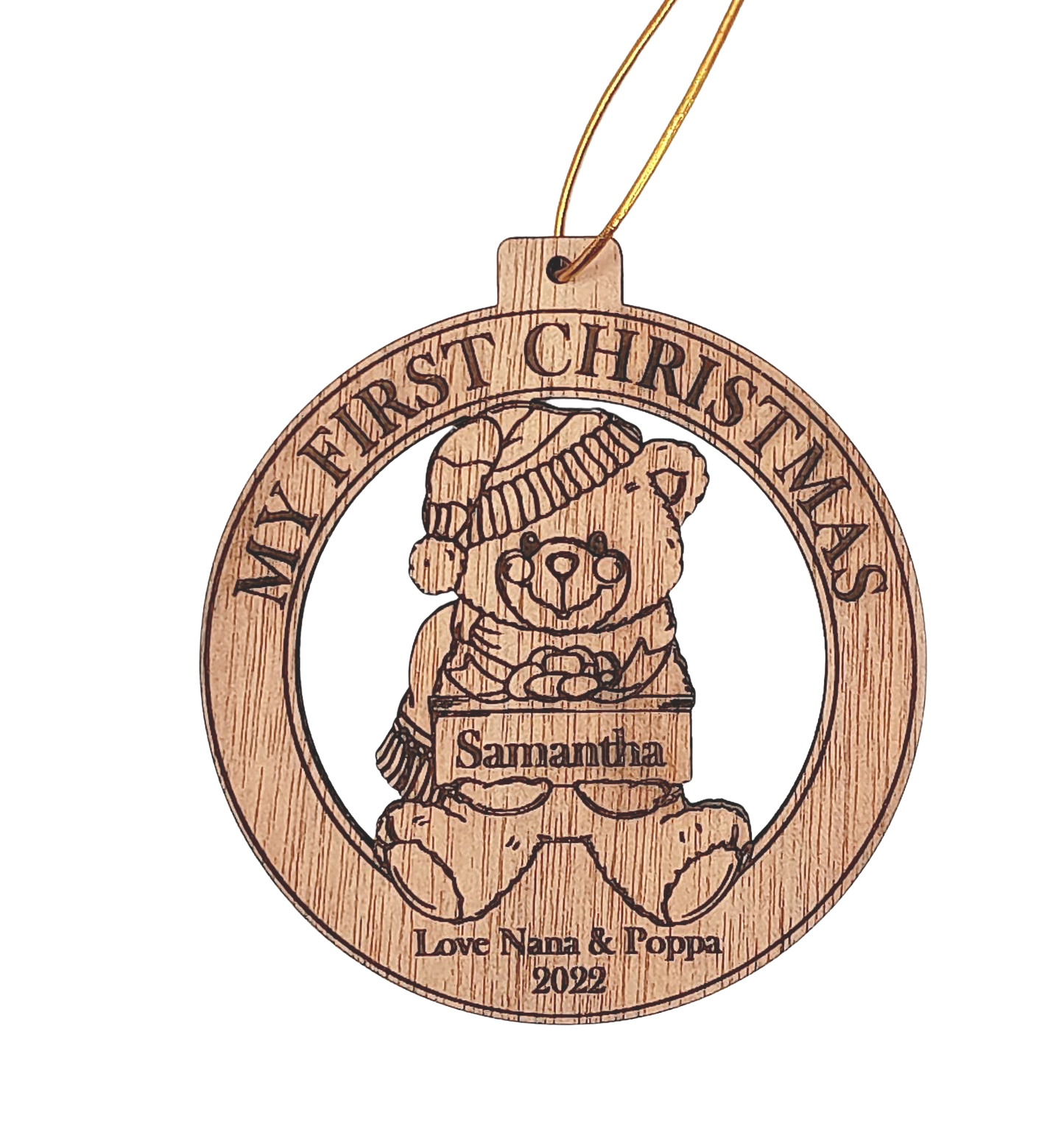 My First Christmas - Personalized decoration - 2 to choose from