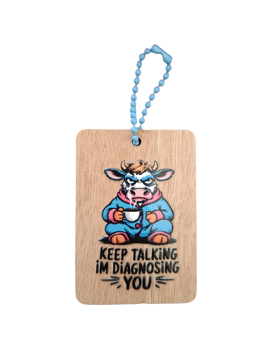 Comedy Key Chain - Keep talking