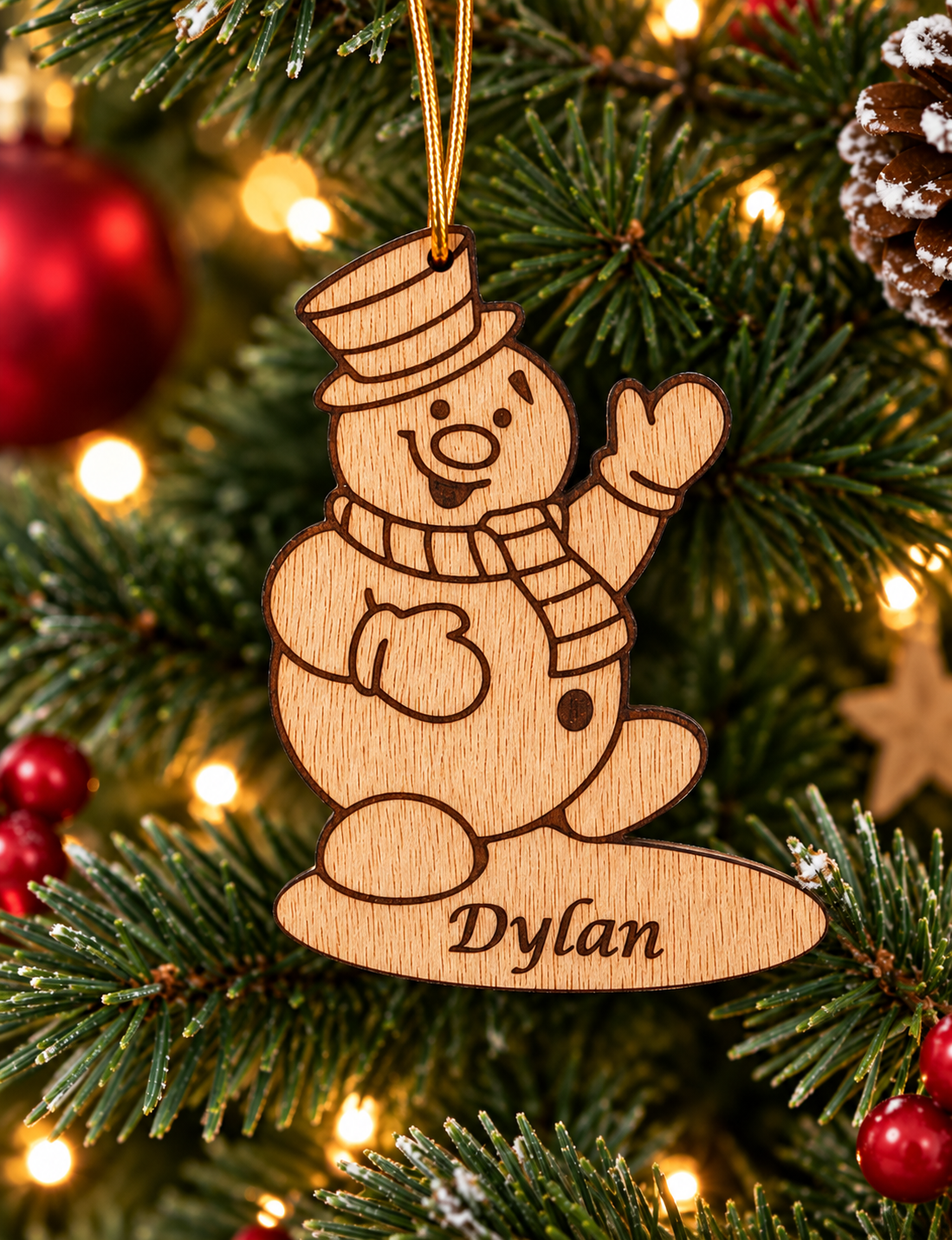 Personalised Christmas Decoration – 4 Designs to Choose From!
