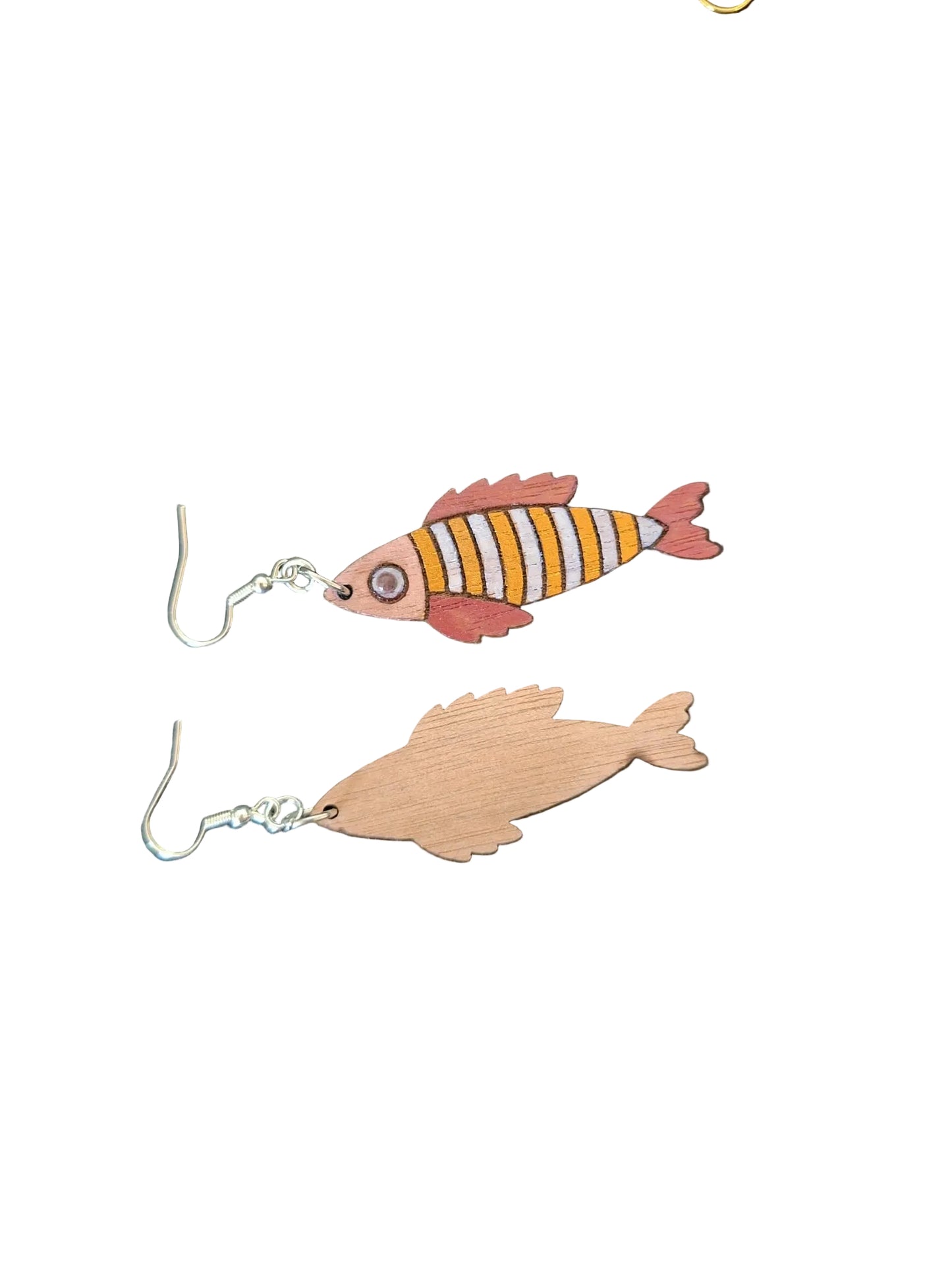 Handmade Fish Earrings – Laser Cut & Hand-Painted | Made in New Zealand