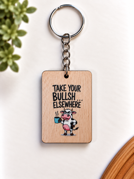 Funny Wooden Keychains — Buy 5, Pay for 4! Made in NZ