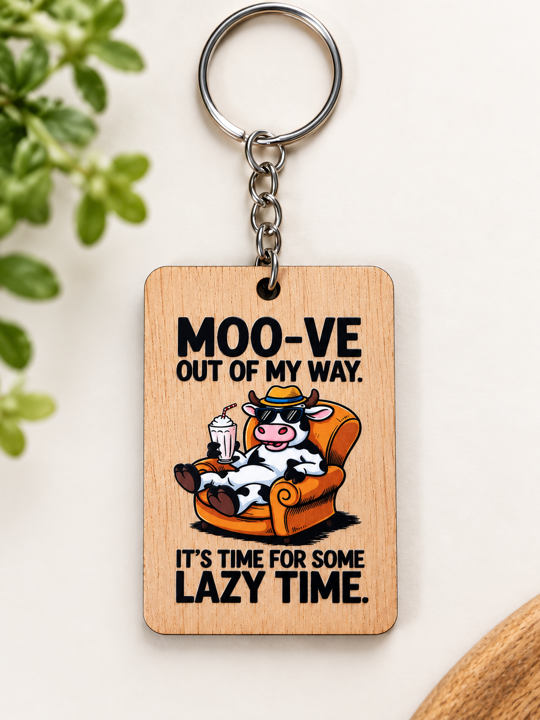 Funny Wooden Keychains — Buy 5, Pay for 4! Made in NZ