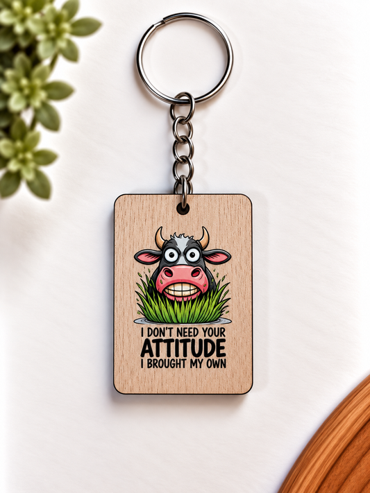 Funny Wooden Keychains — Buy 5, Pay for 4! Made in NZ