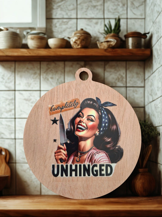 Retro Completely unhinged fridge magnet/hanger
