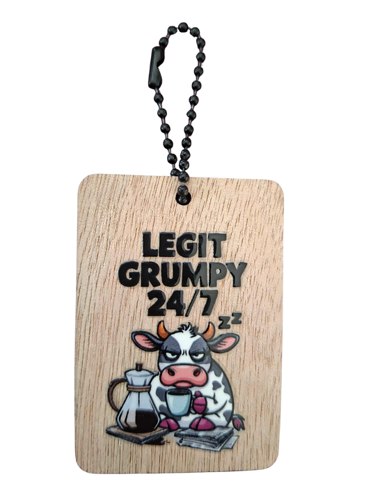 Comedy Key Chain - Legit Grumpy