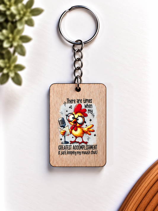 Funny Wooden Keychains — Buy 5, Pay for 4! Made in NZ