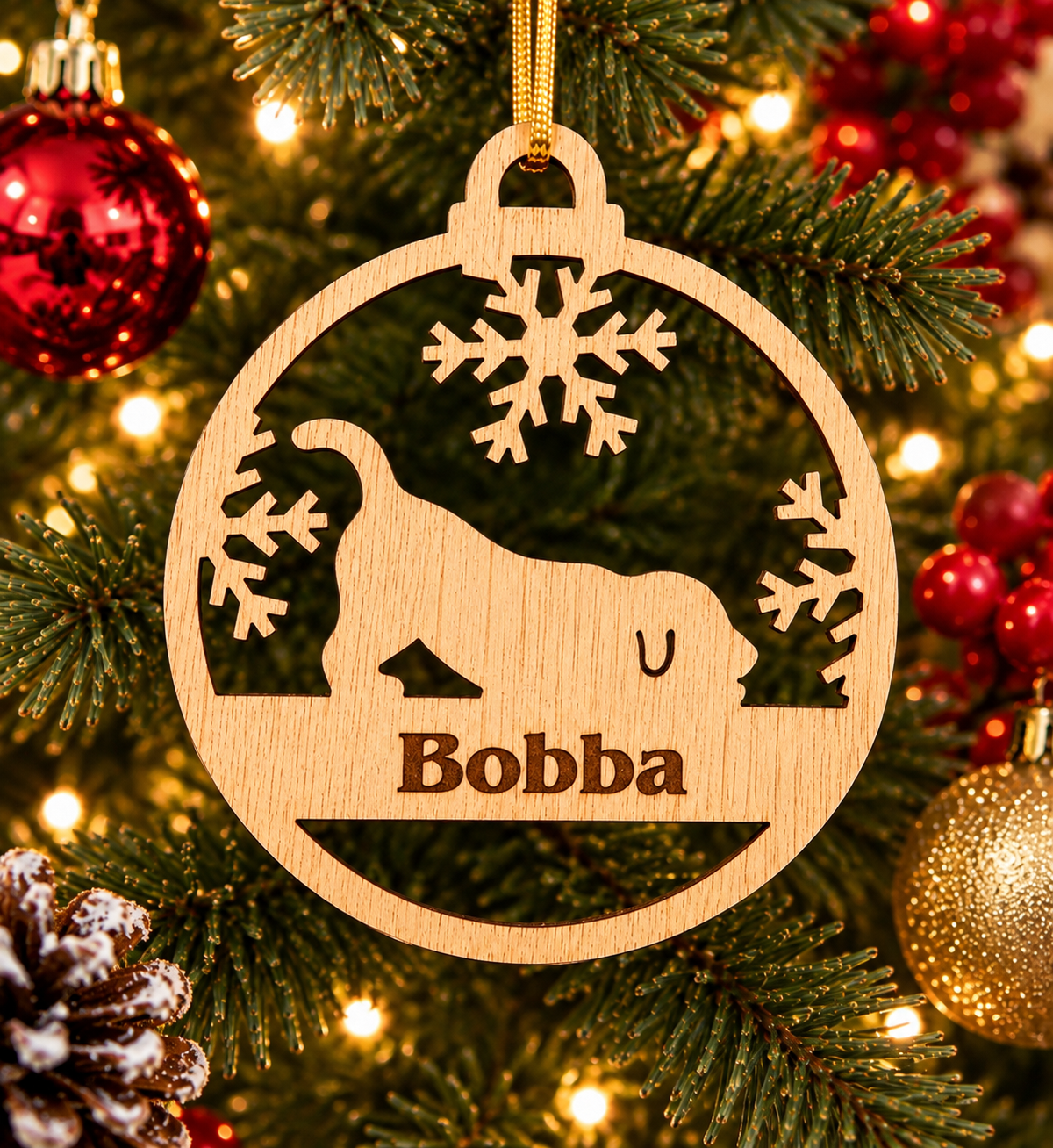 For the Dogs - personalized decoration - 4 to choose from