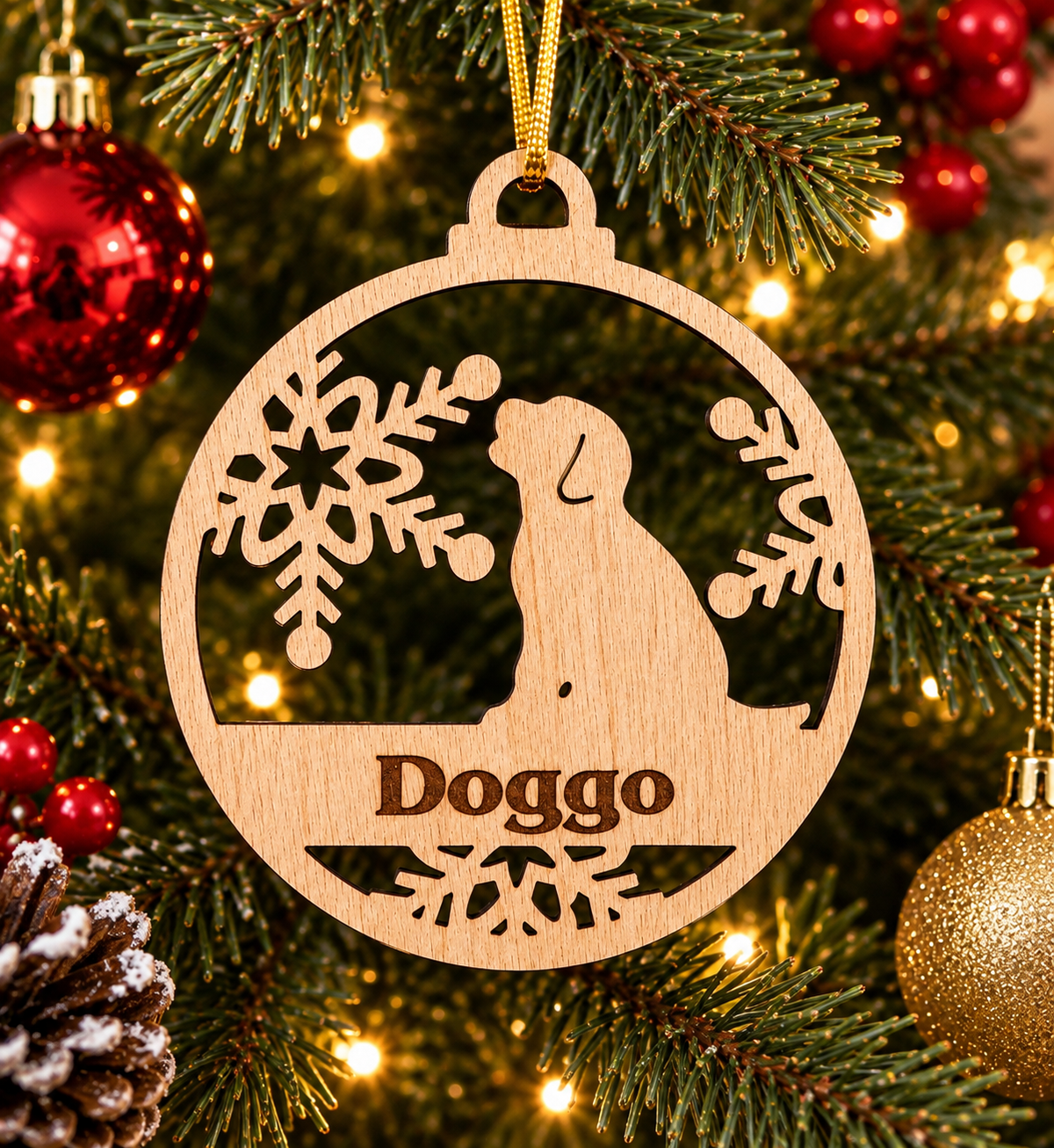 For the Dogs - personalized decoration - 4 to choose from