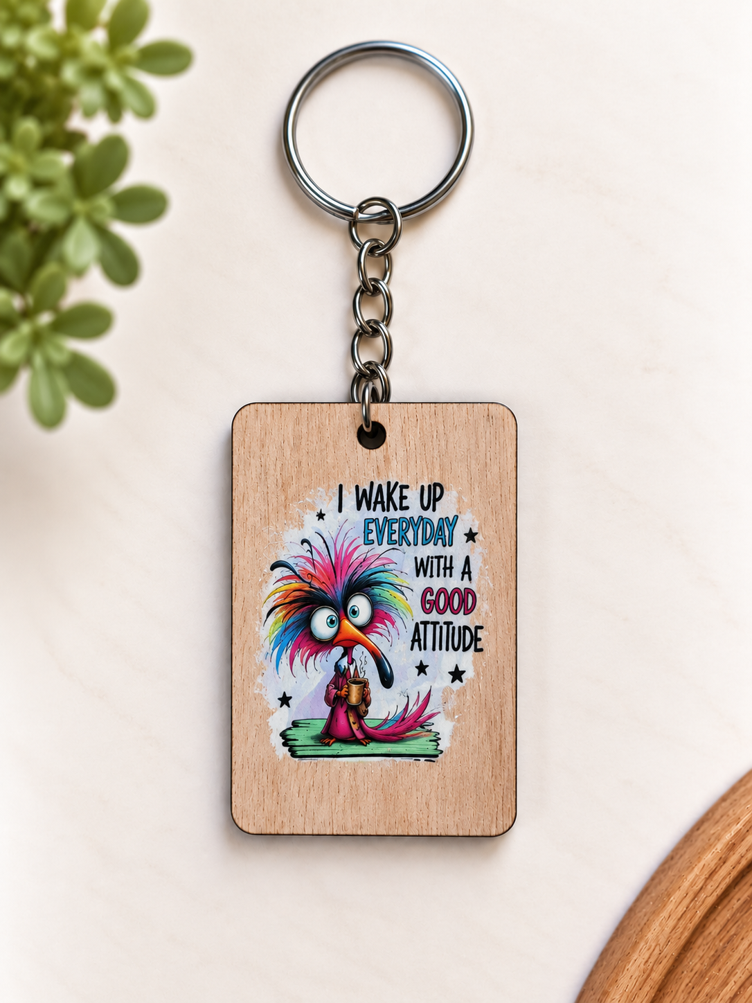 Funny Wooden Keychains — Buy 5, Pay for 4! Made in NZ