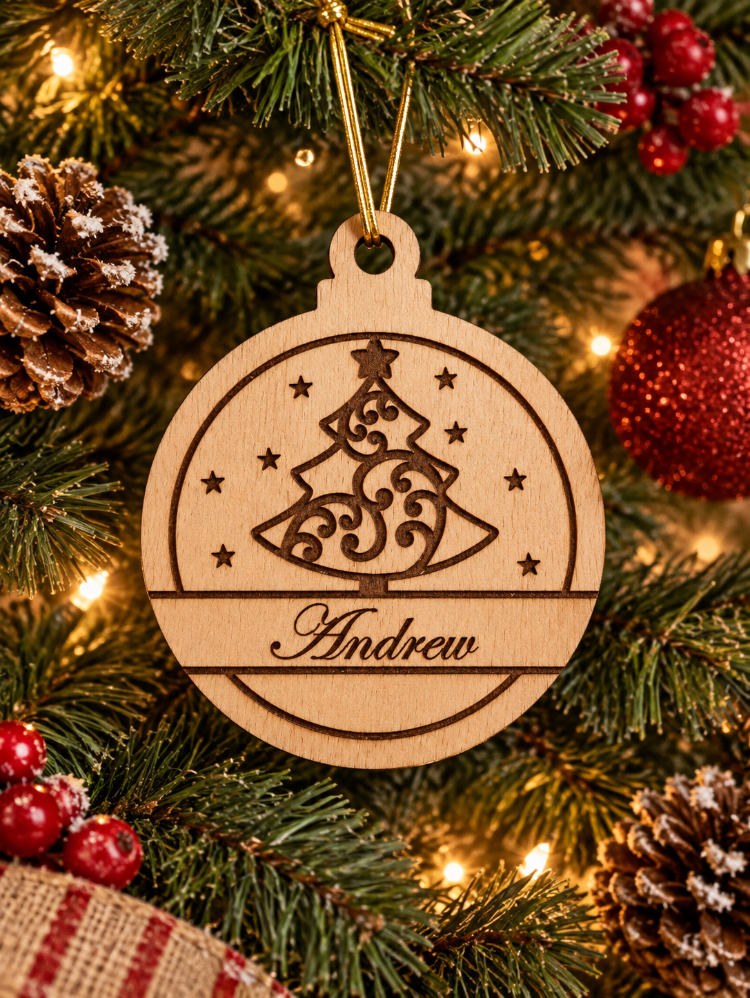 Kiwiana - Made in NZ Personalised Wooden Decorations - 4 to choose from