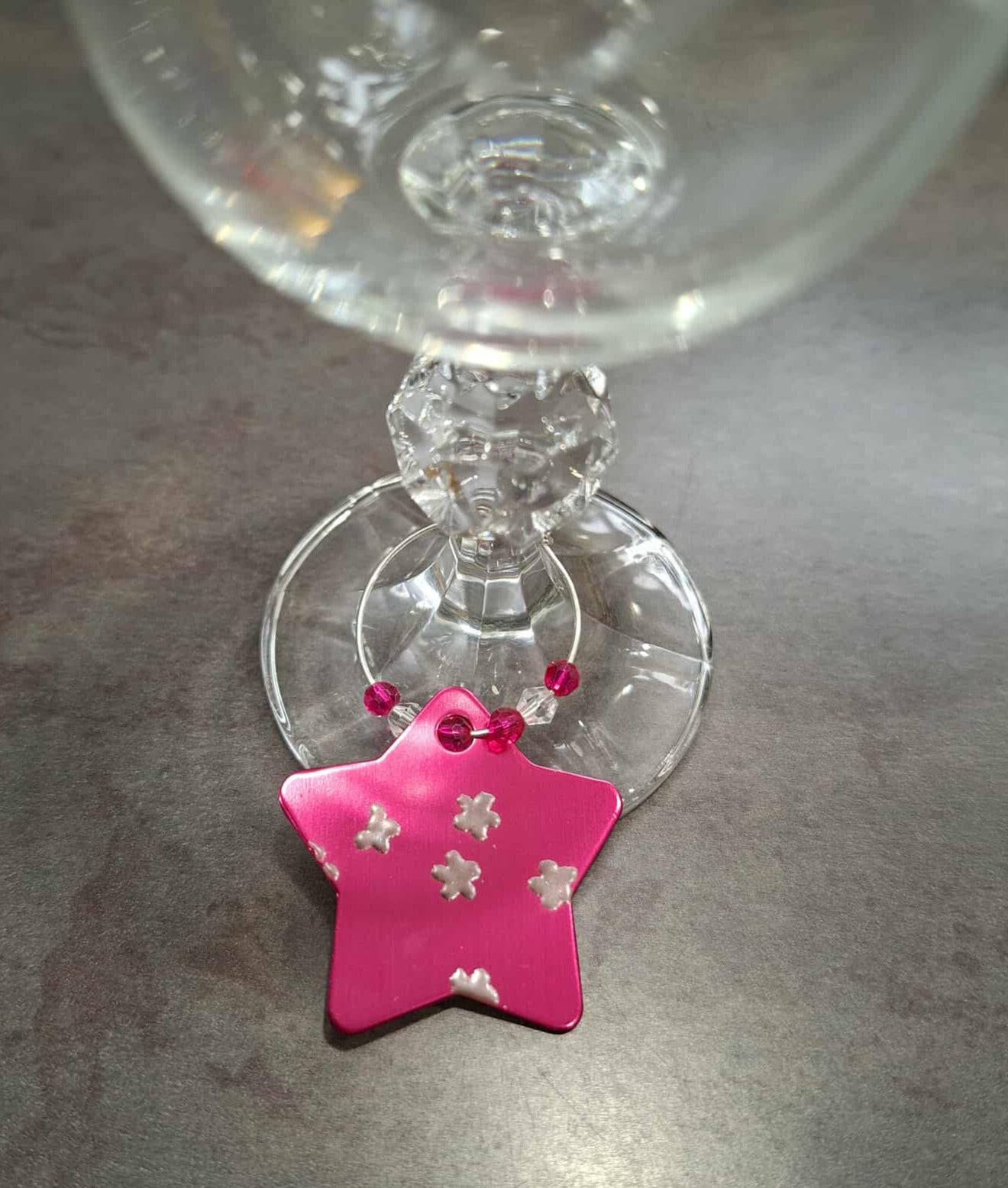 Wine glass tags - set of six