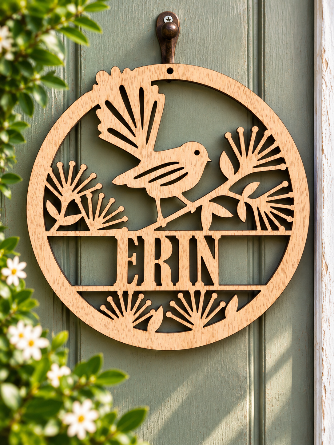 Personalised Wooden Name Wall Art – Laser Cut & Made in NZ - choose from three designs