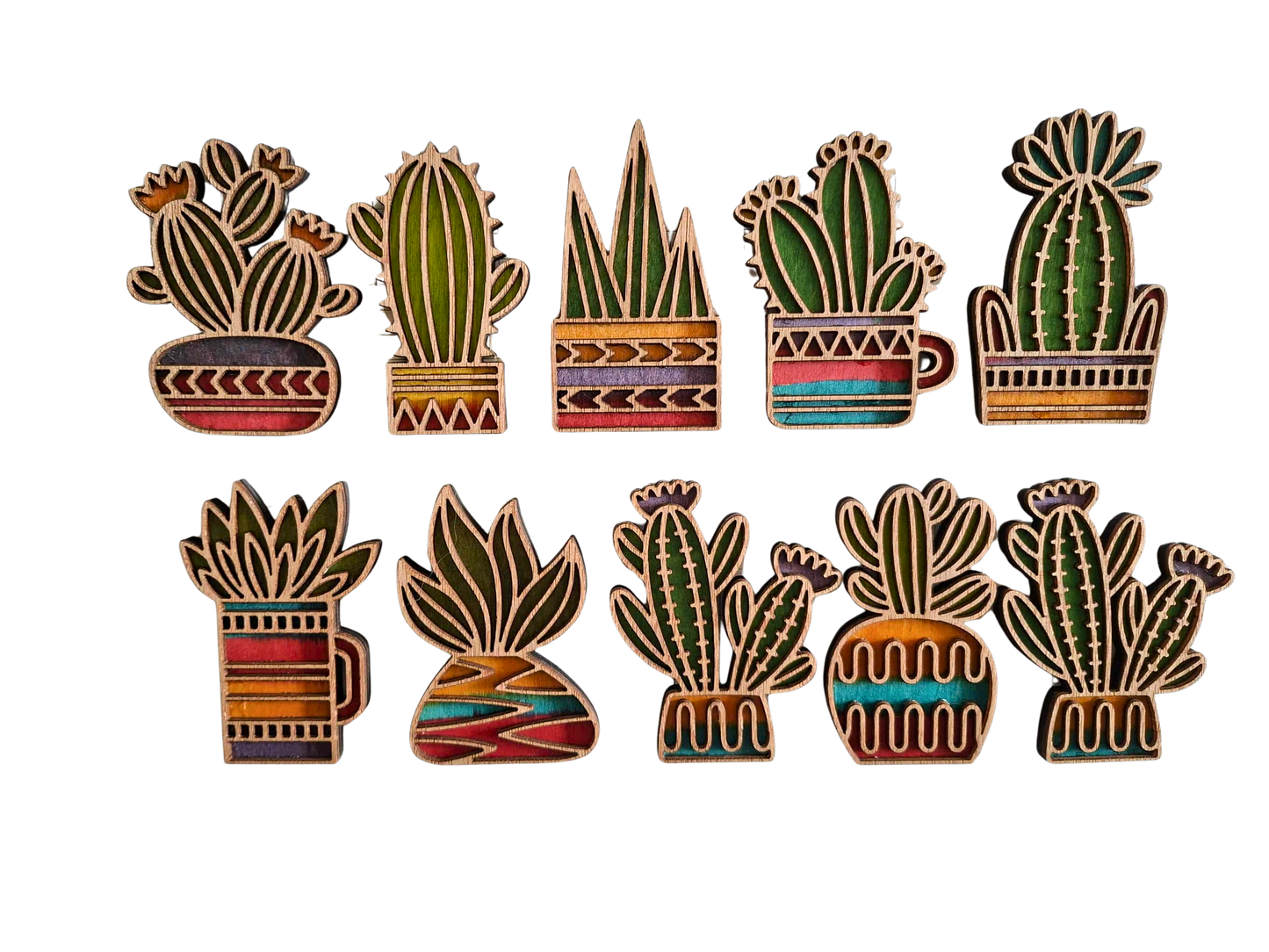 Bundle set of plant magnets - 10 in total