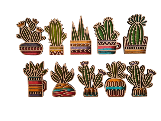 Bundle set of plant magnets - 10 in total