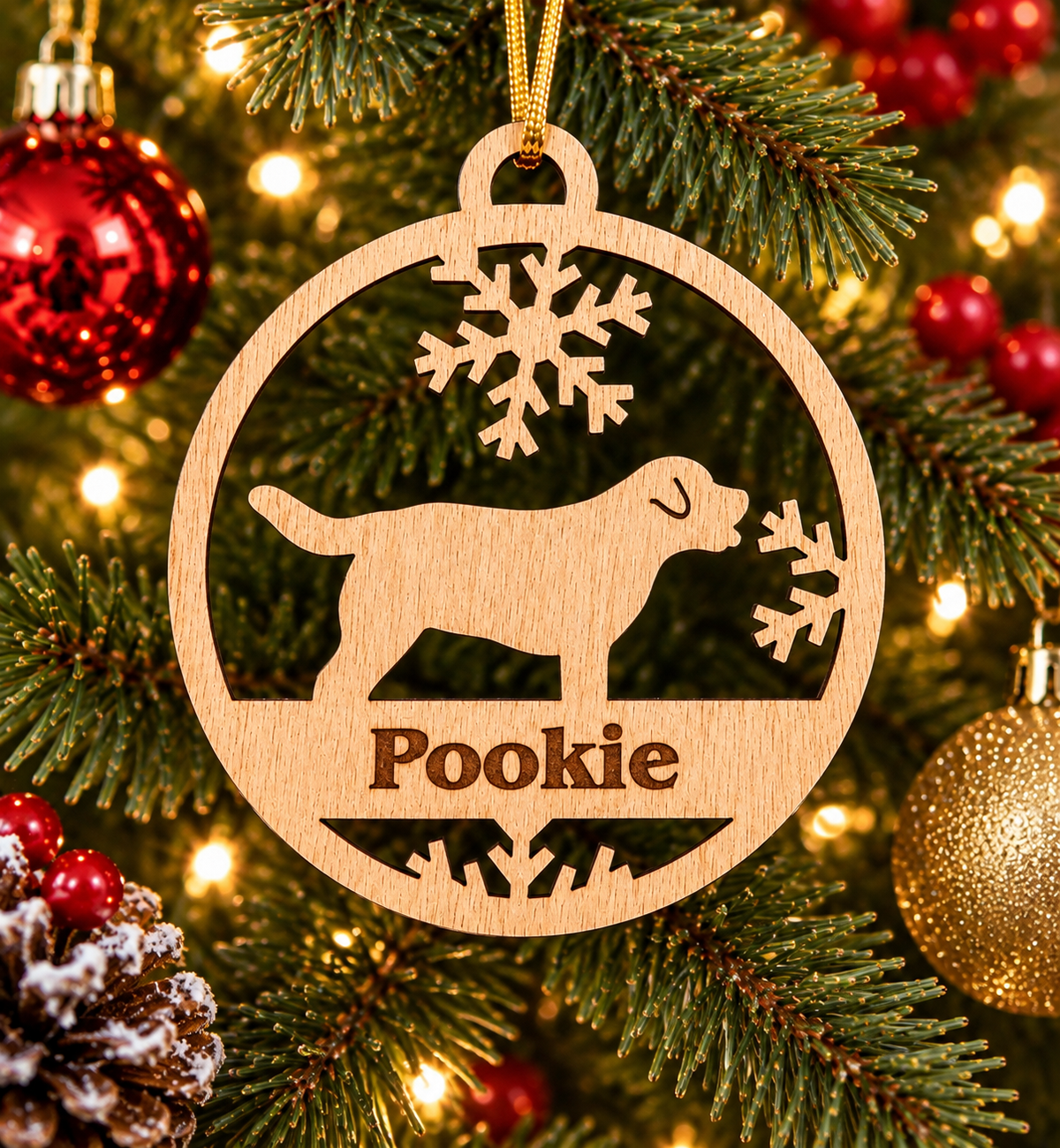 For the Dogs - personalized decoration - 4 to choose from