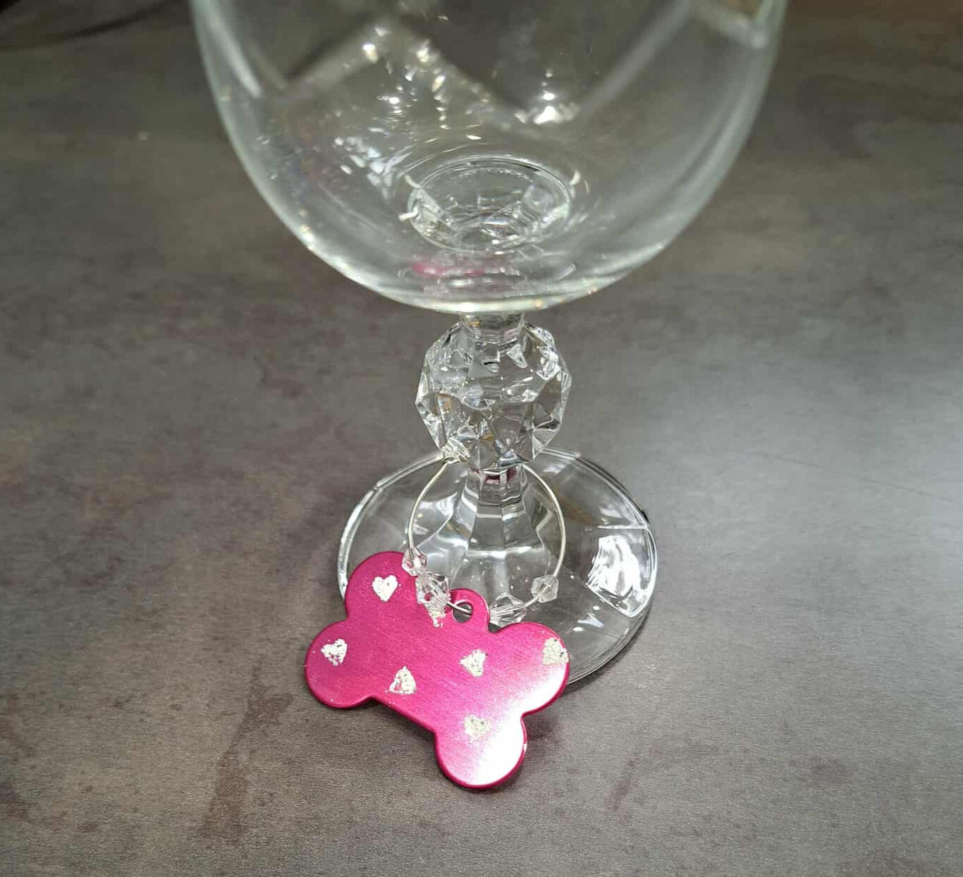 Wine glass tags - set of six