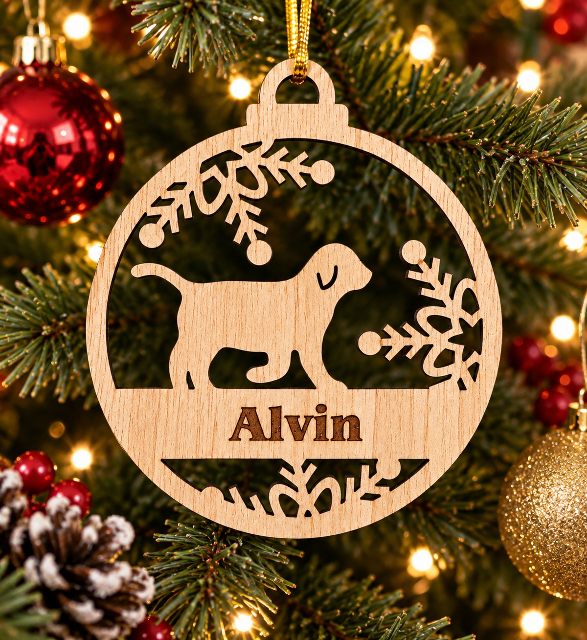 For the Dogs - personalized decoration - 4 to choose from