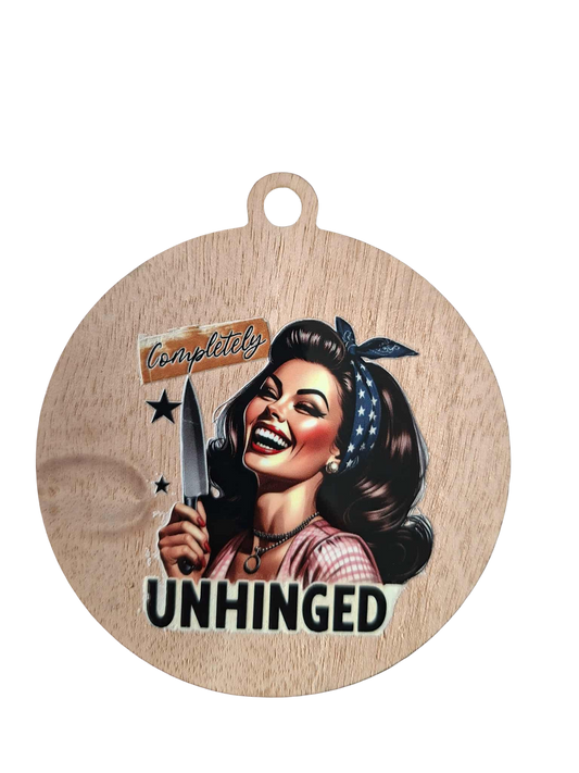 Retro Completely unhinged fridge magnet/hanger