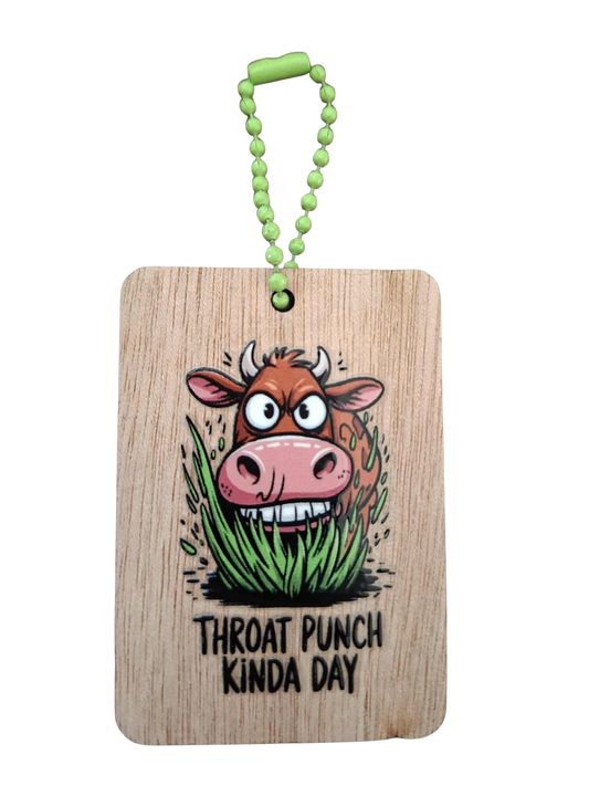 Comedy Key Chain - Throat punch day