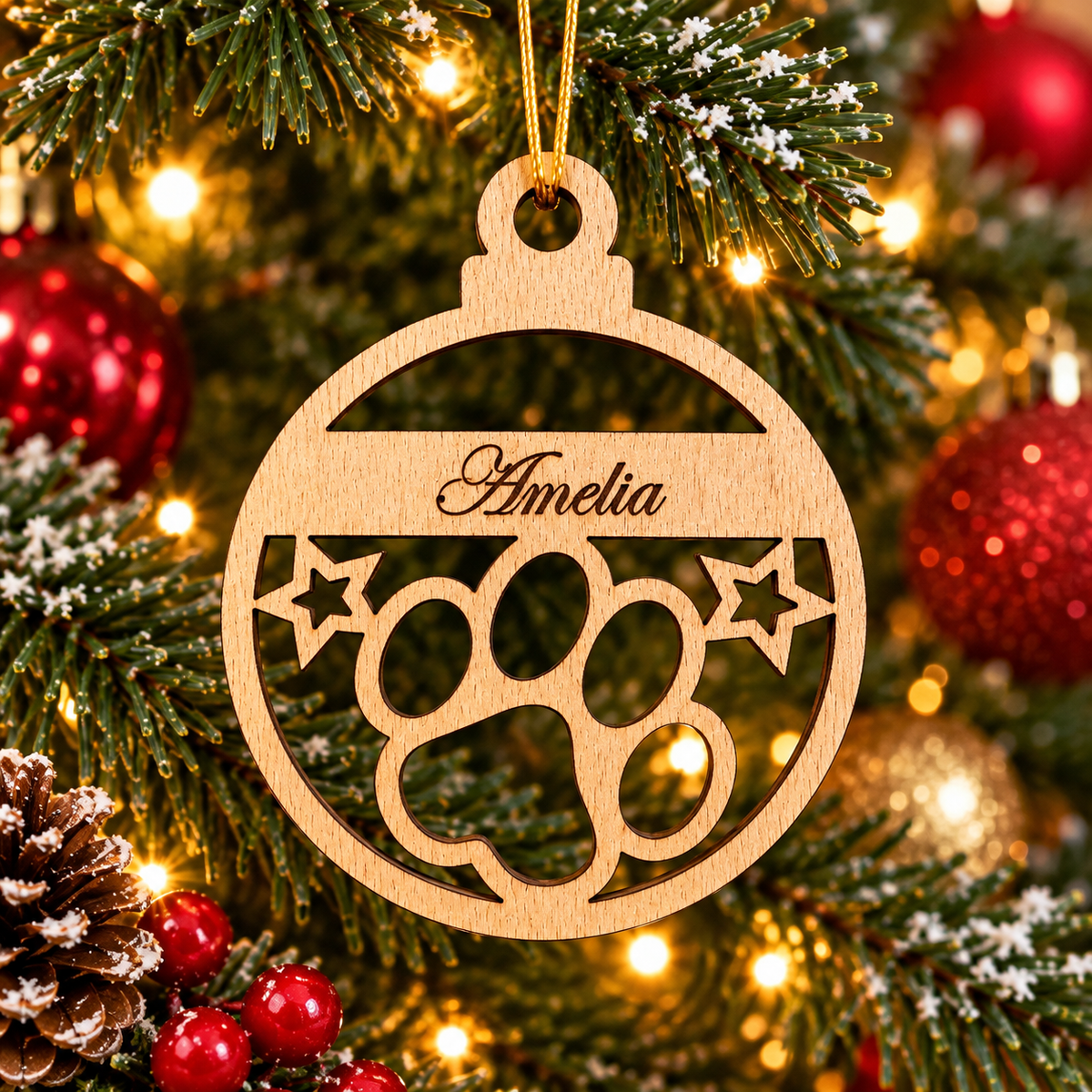 Personalised Cat Christmas Decoration – Why Wait Until Christmas? 4 to choose from!