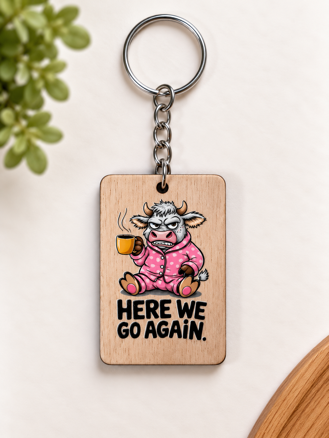 Funny Wooden Keychains — Buy 5, Pay for 4! Made in NZ
