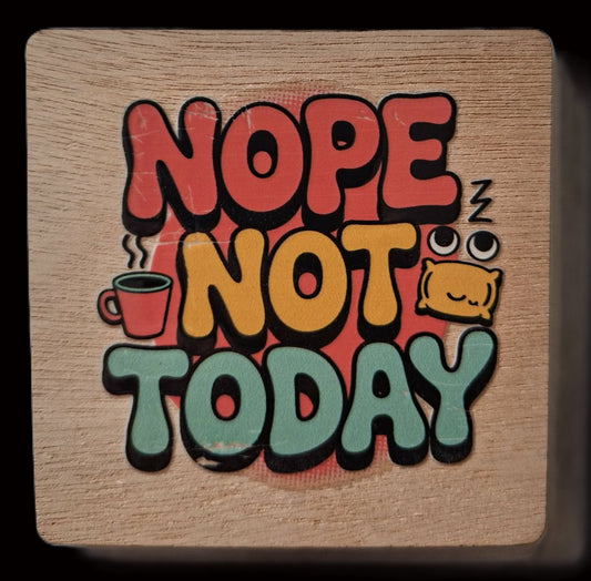 Add a little attitude to your fridge! - Nope not today