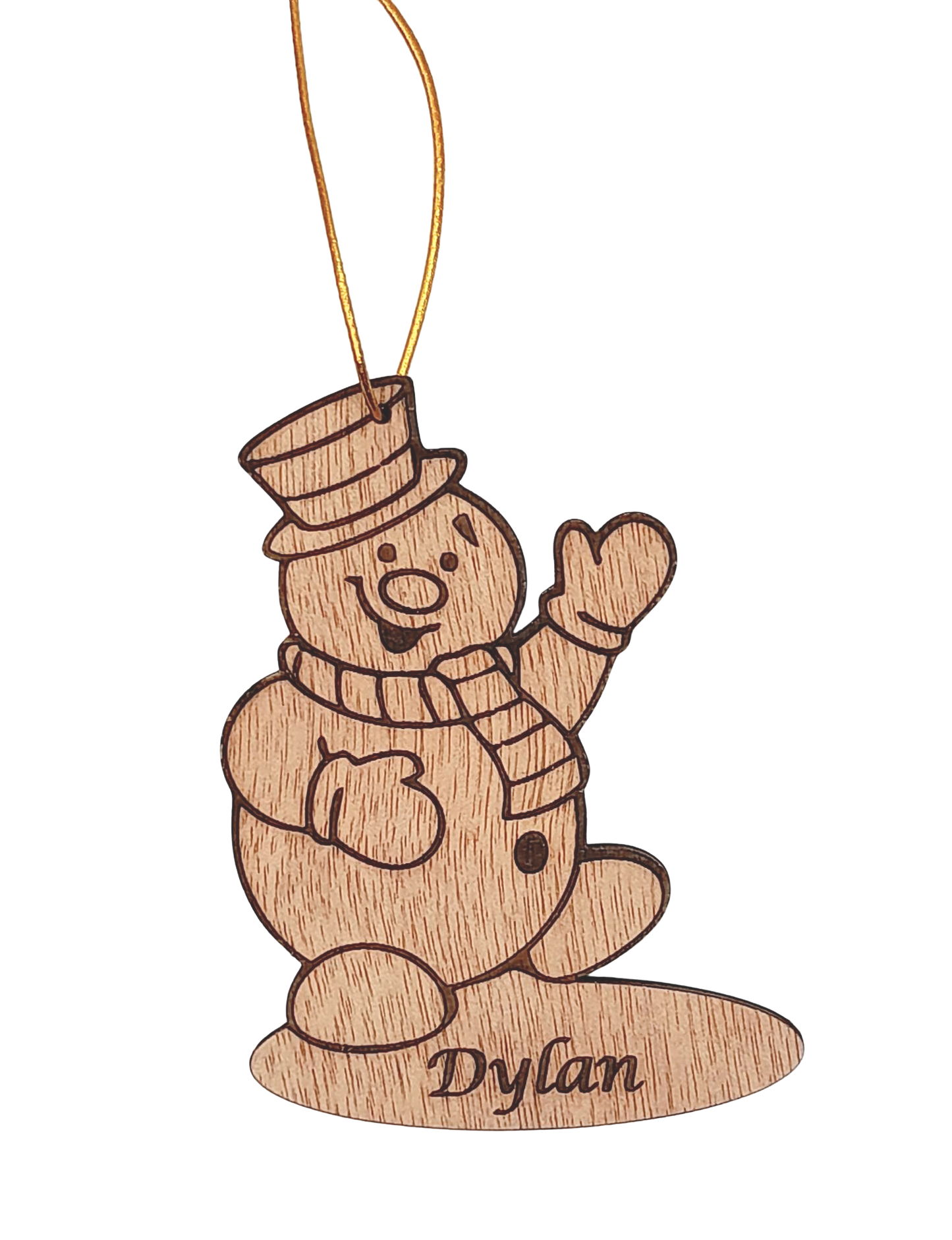 Personalized wooden Christmas decoration - 4 to choose from