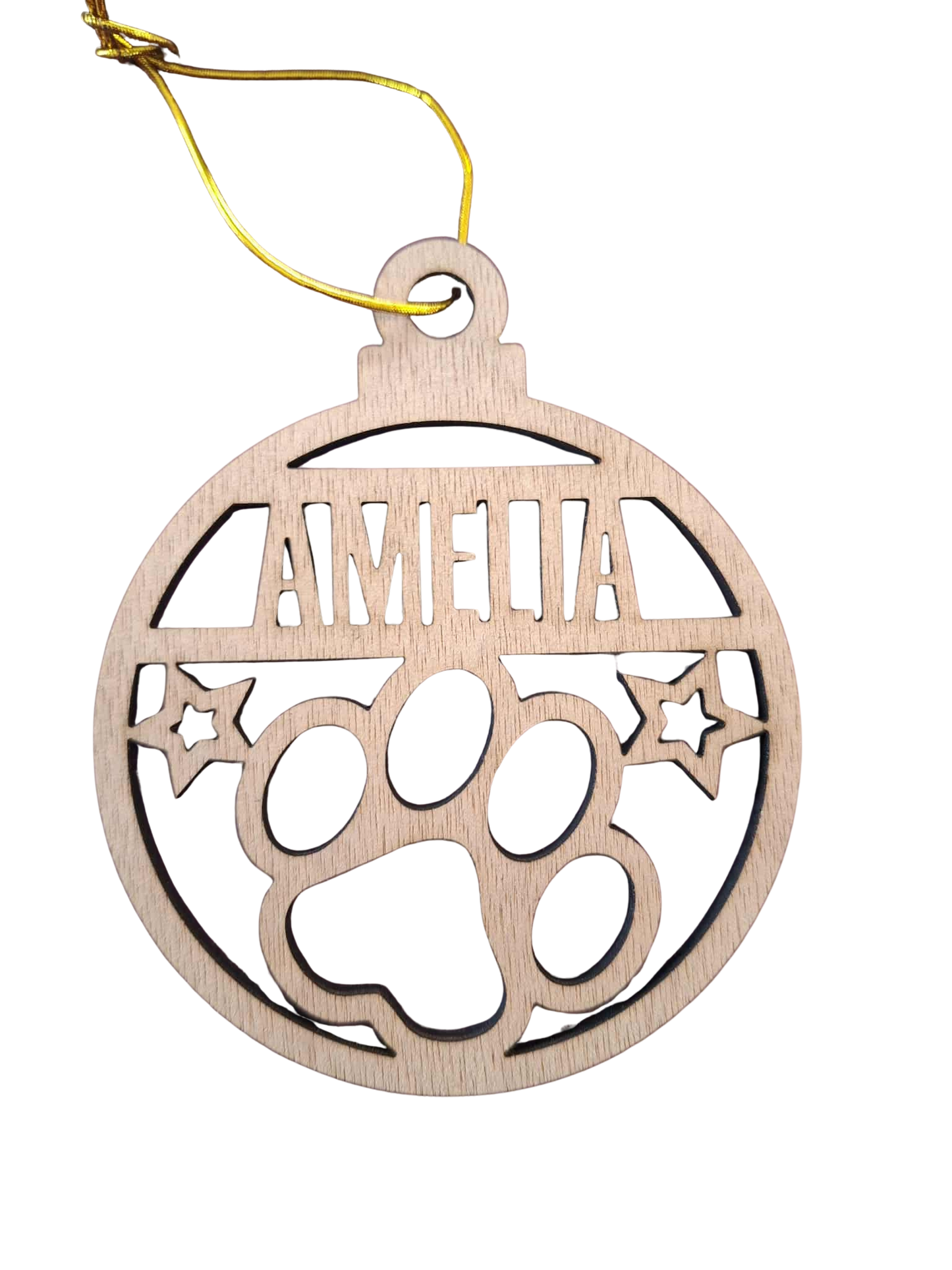 Pets - cut out personalized decoration - 4 to choose from