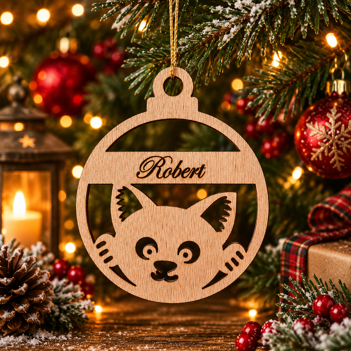 Personalised Cat Christmas Decoration – Why Wait Until Christmas? 4 to choose from!