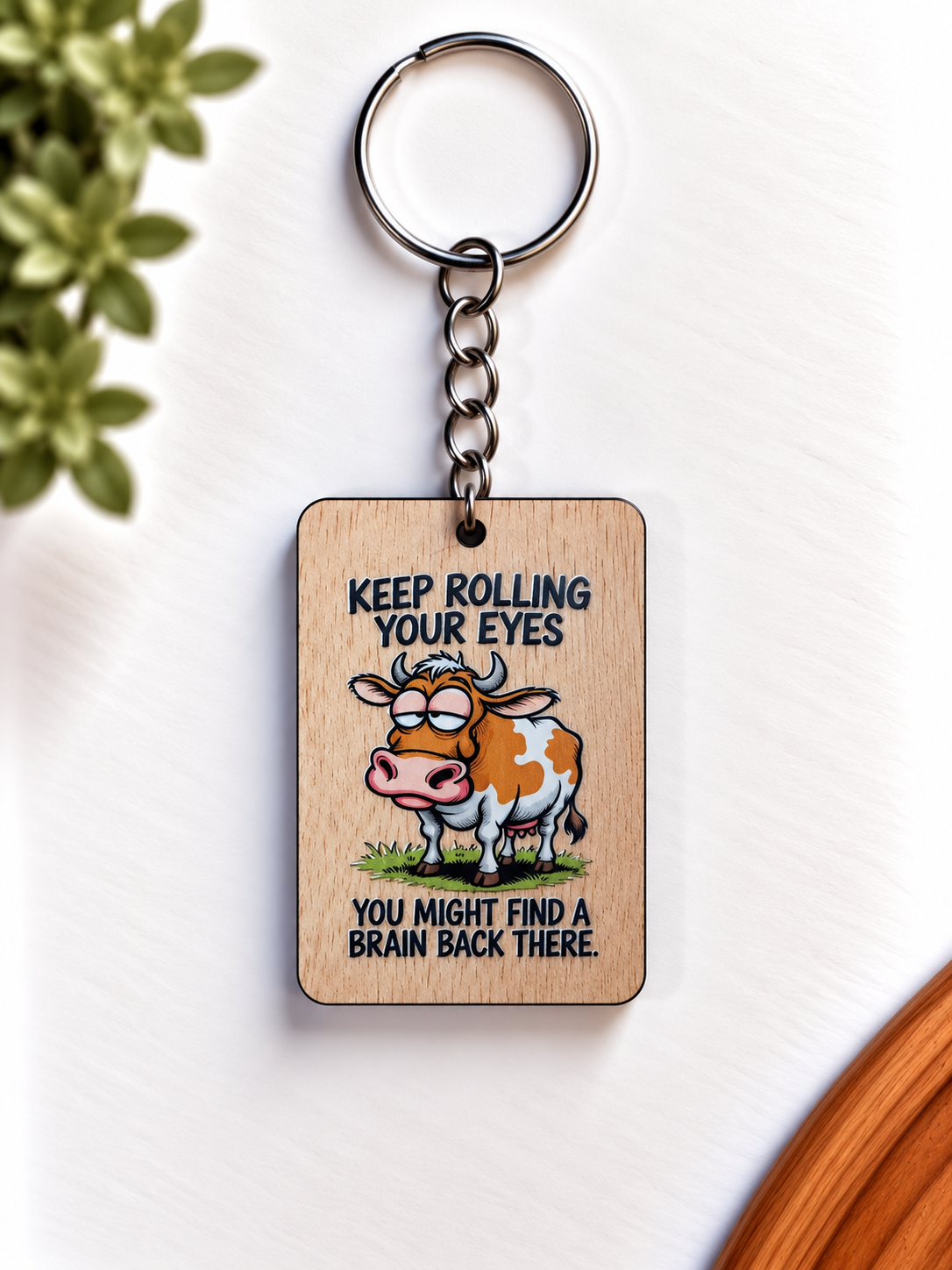 Funny Wooden Keychains — Buy 5, Pay for 4! Made in NZ