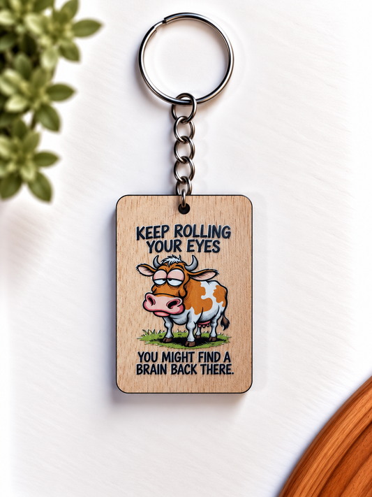 Funny Wooden Keychains — Buy 5, Pay for 4! Made in NZ
