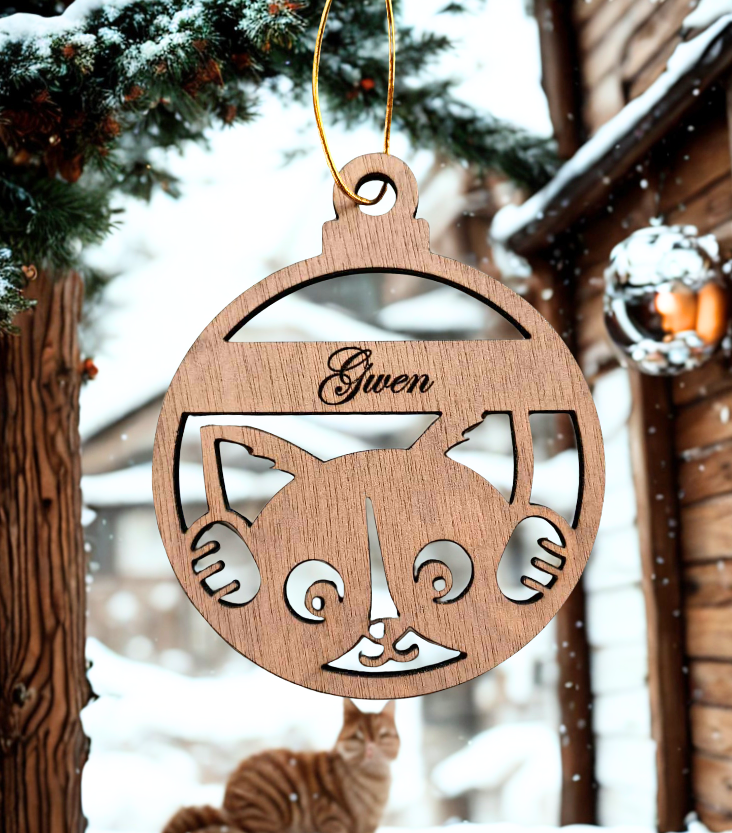 Cats - personalized decoration - 4 to choose from